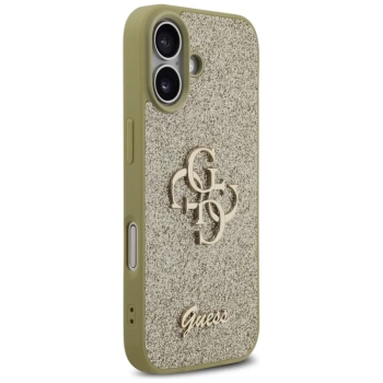 Guess Fixed Glitter Big 4G - Etui iPhone 17 (złoty)