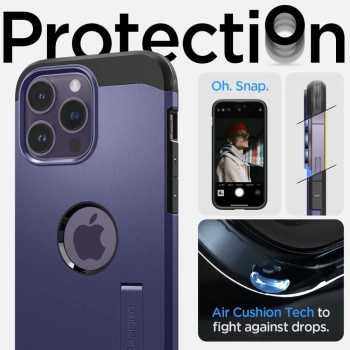 Spigen Tough Armor MagFit - Etui do iPhone 14 Pro Max MagSafe (fioletowy)