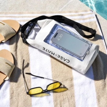 Case-Mate Waterproof Mini Phone Bucket Dry Bag - Wodoodporna torebka z kieszenią na telefon do 7” (Citrus Splash)