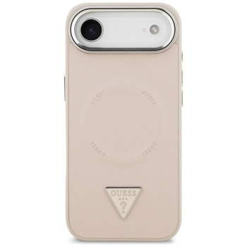 Guess Triangle Logo MagSafe - Etui iPhone Air (różowy)
