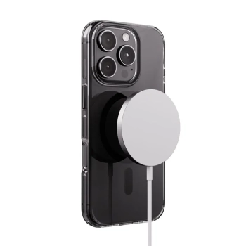 Crong Clear MAG Pro - Etui iPhone 16 Pro Max MagSafe (czarny)