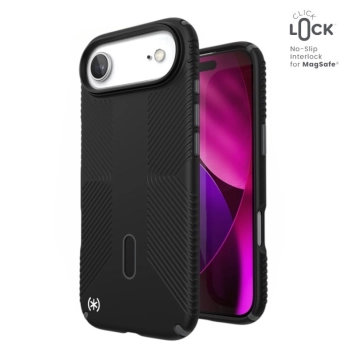 Speck Presidio2 Grip ClickLock & MagSafe - Etui iPhone Air (Black / Slate Grey / White)