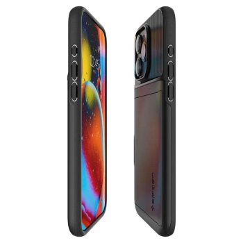 Spigen Slim Armor CS - Etui do iPhone 15 Pro (Czarny)