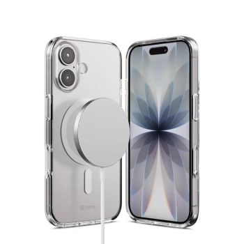 Crong Clear MAG Cover - Etui MagSafe iPhone 17 (przezroczysty)