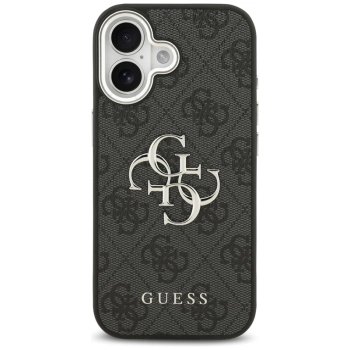 Guess 4G Big 4G Classic Logo - Etui iPhone 17 (czarny / srebrny)