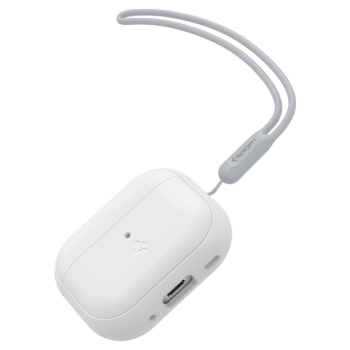 Spigen Silicone Fit Strap -  Etui do Apple AirPods Pro 1 / 2 (Biały / Szary)