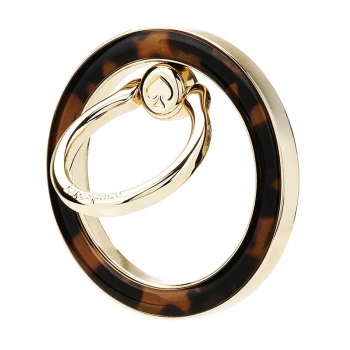 Kate Spade New York Magnetic Ring Stand - Uchwyt MagSafe na palec z funkcją podstawki (Tortoiseshell)