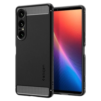 Spigen Rugged Armor - Etui do Sony Xperia 1 VII (Matte Black)