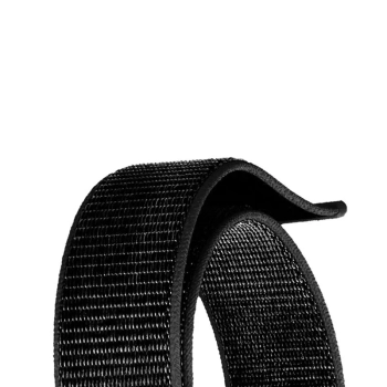 Crong Nylon Reflex - Pasek sportowy do Apple Watch 38/40/41 mm (czarny)