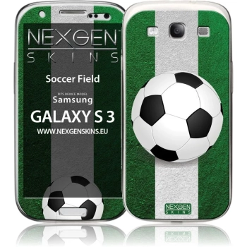 Nexgen Skins - Zestaw skórek na obudowę z efektem 3D Samsung GALAXY S III (Soccer Field 3D)