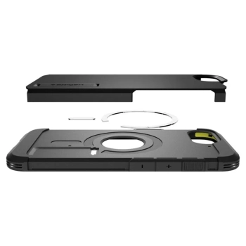 Spigen Tough Armor Mag MagSafe - Etui do iPhone 16e (Czarny)