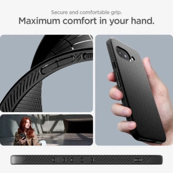 Spigen Liquid Air - Etui do Google Pixel 9a (Matte Black)