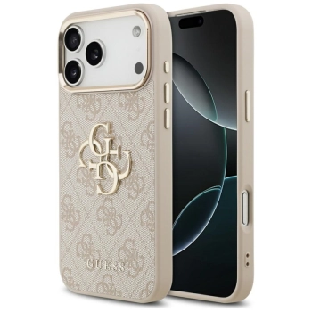 Guess 4G Big 4G Classic Logo - Etui iPhone 17 Pro Max (różowy / złoty)