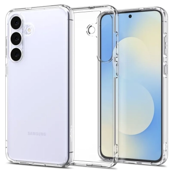 Spigen Ultra Hybrid - Etui do Samsung Galaxy S25 FE (Crystal Clear)