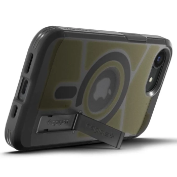 Spigen Tough Armor Mag MagSafe - Etui do iPhone 16e (Frost Black)
