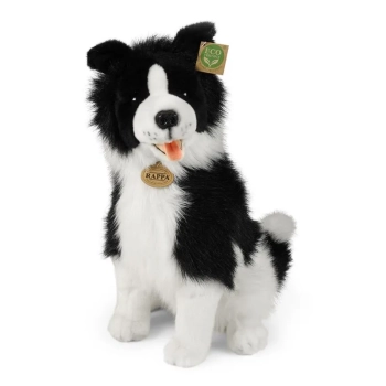 Rappa - Pluszowa realistyczna maskotka Pies Border Collie siedzący 40 cm Eco-Friendly
