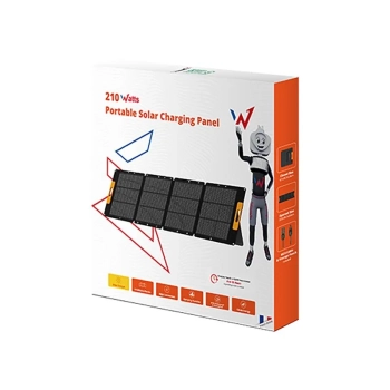 Wonder Ws210 - Panel słoneczny / Ładowarka solarna 210W z wyjściem MC4 (Czarny)