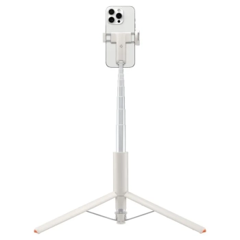 Spigen S541W Bluetooth Selfie Stick Tripod - Statyw na smartfon / uchwyt selfie stick (Dune Beige)