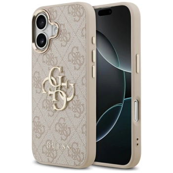 Guess 4G Big 4G Classic Logo - Etui iPhone 17 (różowy / złoty)
