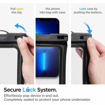 Spigen A610 Universal Waterproof Float Case - Etui do smartfonów do 6.9