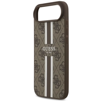 Guess 4G Printed Stripes MagSafe - Etui iPhone Air (brązowy)