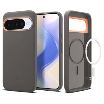 Spigen Nano Pop Mag MagSafe - Etui do Google Pixel 10 / 10 Pro (Papaya Grey)