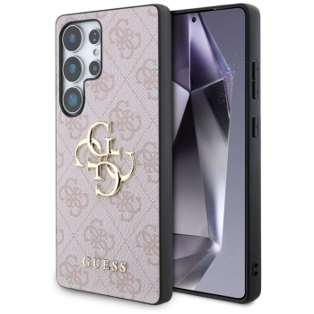 Guess Big 4G Logo Classic Logo - Etui do Samsung Galaxy S25 Ultra (różowy)