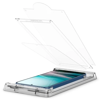 Spigen Elite Shield EZ Fit HD - Szkło hybrydowe do Samsung Galaxy S25 (Przezroczysty)