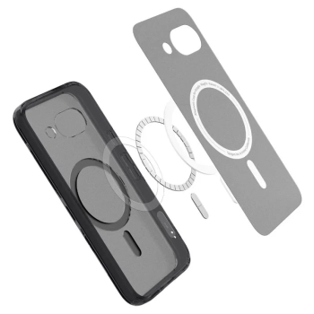 Spigen Ultra Hybrid Mag MagSafe - Etui do Google Pixel 9a (Frost Black)
