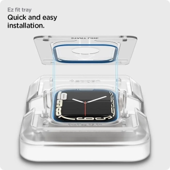 Spigen Proflex EZ FIT 2-Pack - Szkło hybrydowe do Apple Watch 8 / 7 45 mm (2 szt)