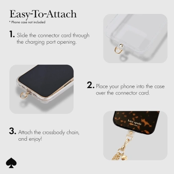 Kate Spade New York Phone Crossbody - Łańcuszek na ramię do telefonu (Set in Stone)