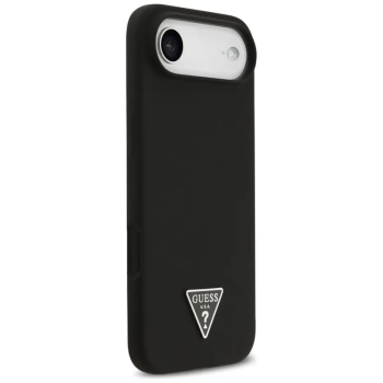 Guess Silicone Triangle Logo MagSafe - Etui iPhone Air (czarny)