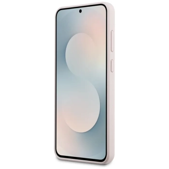 Karl Lagerfeld Silicone Karl & Choupette Heads MagSafe - Etui Samsung Galaxy S25 FE (różowy)