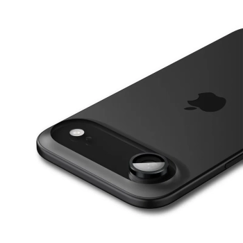 Spigen Optik Pro GLAS.TR EZ Fit Camera Protector 2-Pack - Szkło ochronne na obiektyw do iPhone Air (2 szt) (Czarny)