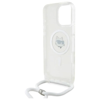 Karl Lagerfeld IML Choupette Head & Cord MagSafe - Etui iPhone 16 Pro Max (przezroczysty)