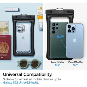 Spigen A610 Universal Waterproof Float Case - Etui do smartfonów do 6.9