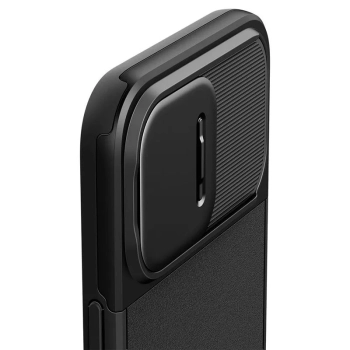 Spigen Optik Armor Mag MagSafe - Etui do iPhone 15 Pro (Czarny)