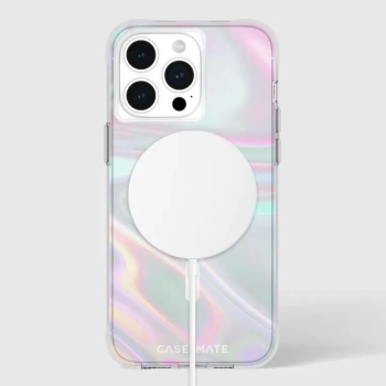 Case-Mate Soap Bubble MagSafe - Etui iPhone 15 Pro Max (Iridescent)