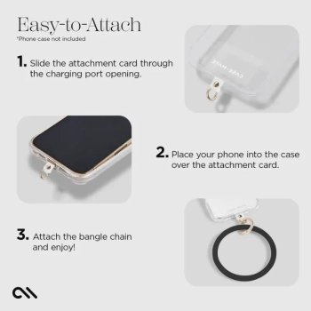 Case-Mate Phone Bangle - Bransoletka na nadgarstek do smartfona (Black)