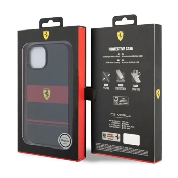 Ferrari Combi MagSafe - Etui iPhone 14 (Czarny)