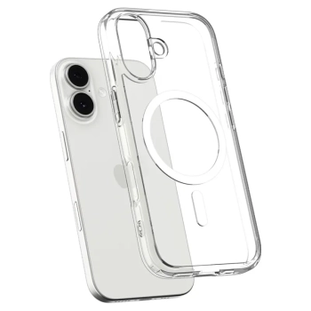 Spigen Ultra Hybrid Mag MagSafe - Etui do iPhone 17 (Clear/White)