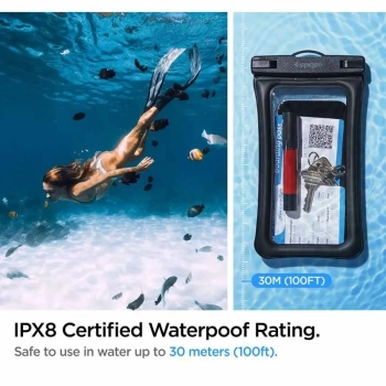 Spigen A610 Universal Waterproof Float Case - Etui do smartfonów do 6.9