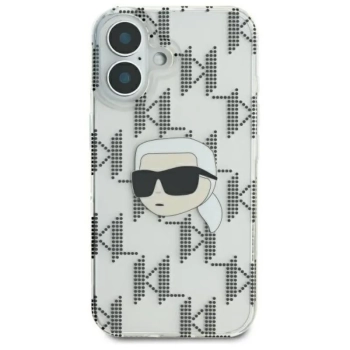 Karl Lagerfeld IML Karl Head Electroplated - Etui iPhone 16 (przezroczysty)