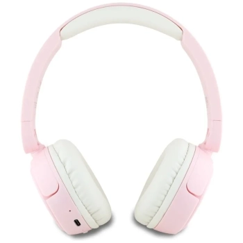 Hello Kitty Face Logo - Bezprzewodowe słuchawki nauszne Bluetooth V5.3 (różowy)