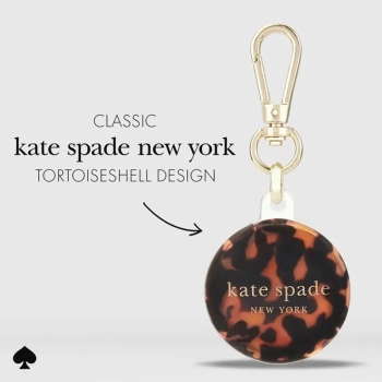 Kate Spade New York Keychain Holder - Etui ochronne brelok do Apple AirTag (Tortoiseshell)