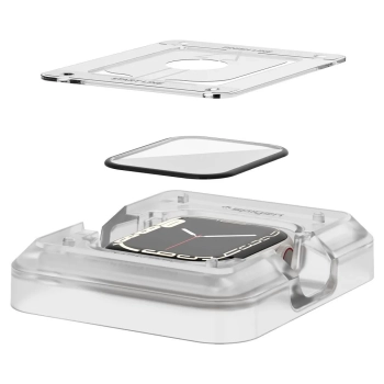 Spigen Proflex EZ FIT 2-Pack - Szkło hybrydowe do Apple Watch 8 / 7 45 mm (2 szt)