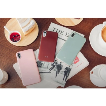 Moshi iGlaze - Etui iPhone Xs Max (Taupe Pink)