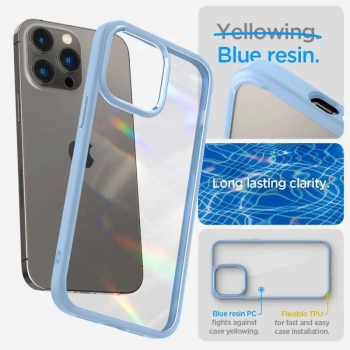Spigen Ultra Hybrid -  Etui do iPhone 14 Pro (Niebieski)