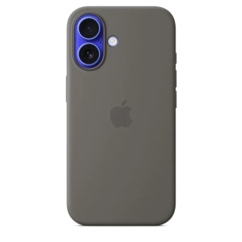 Apple Silicone Case - Silikonowe etui z MagSafe do iPhone 16 (górska szarość)