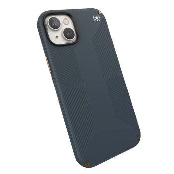 Speck Presidio2 Grip - Antypoślizgowe etui iPhone 15 Plus / 14 Plus (Charcoal / Cool Bronze / Slate)